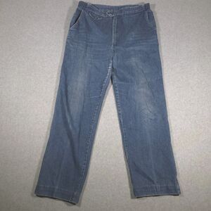 Vintage Pizzazz Jeans Womens Size 16 Made In USA Elastic Waist Straight Leg